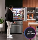 27.9 Cu. Ft. Smart Fingerprint Resistant 4-Door French-Door Refrigerator with Door In Door view 6