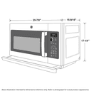 2.2 Cu. Ft. Over-the-Range Sensor Microwave Oven with Extendable Slide-Out Vent view 18