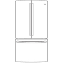 Series 23.1 Cu. Ft. Counter-Depth French-Door Refrigerator view 3