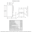 Series 23.1 Cu. Ft. Counter-Depth French-Door Refrigerator view 15