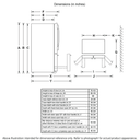 Ge Profile™ Energy Star® 23.1 Cu. Ft. Counter-depth Fingerprint Resistant French-door Refrigerator view 21