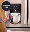 22.4 Cu. Ft. Smart Counter-Depth 4-Door French-Door Refrigerator with Kitchen Assistant view 29