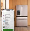 22.4 Cu. Ft. Smart Counter-Depth 4-Door French-Door Refrigerator with Kitchen Assistant view 45
