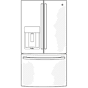 22.1 Cu. Ft. Counter-Depth Fingerprint Resistant French-Door Refrigerator with Hands-Free AutoFill view 3