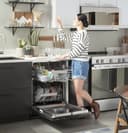 Haier ENERGY STAR® Smart Top Control with Stainless Steel Interior Dishwasher with Sanitize CycleHaier ENERGY STAR® Smart Top Control with Stainless Steel Interior Dishwasher with Sanitize Cycle view 6