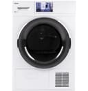 Haier ENERGY STAR® 4.1 cu.ft. Capacity Smart 24" Ventless Condenser Frontload Electric Dryer with Stainless Steel Basket view 1