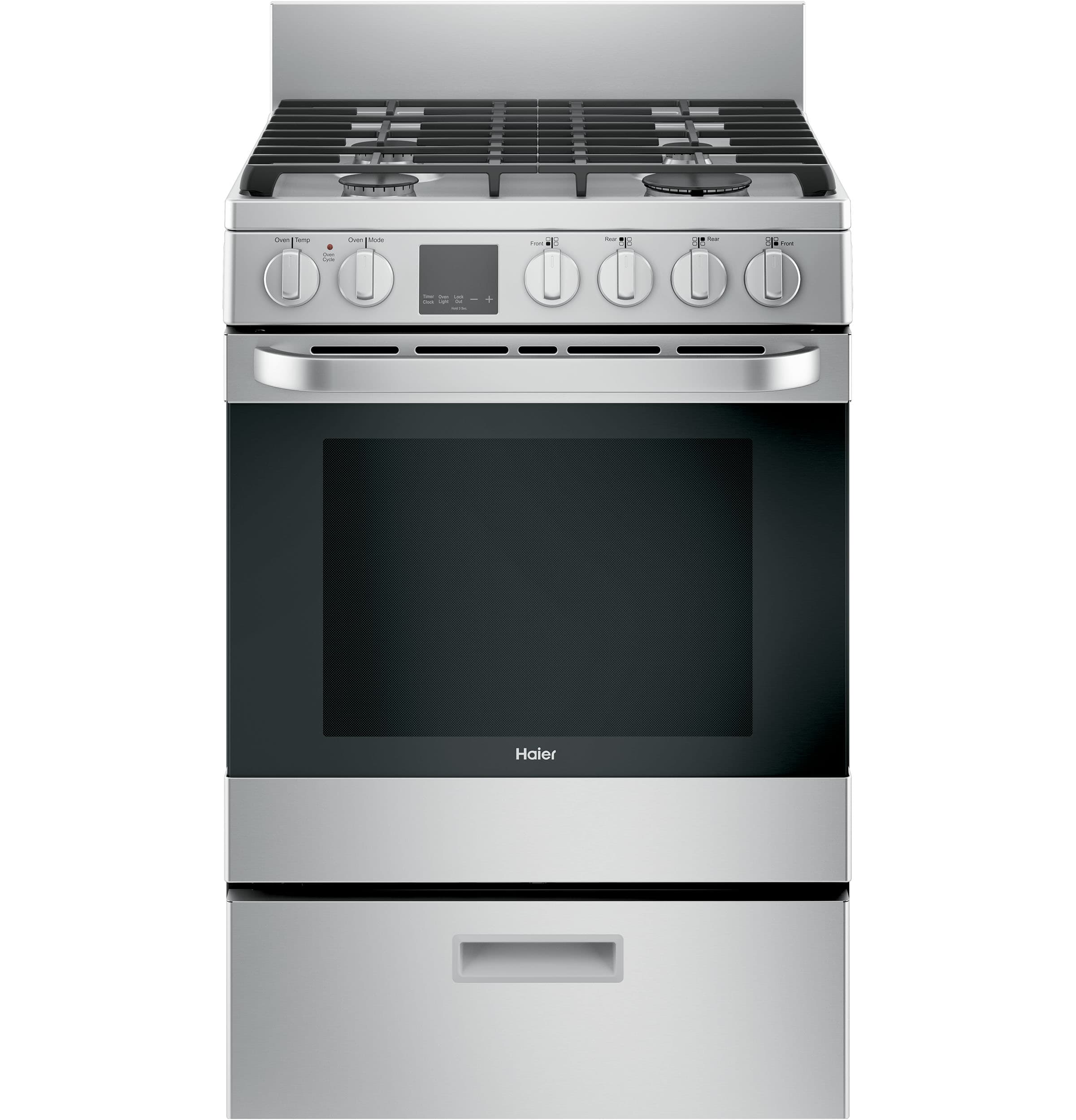 24" 2.9 Cu. Ft. Gas Free-standing Range With Convection And Modular Backguard