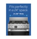 24" 2.9 Cu. Ft. Gas Free-standing Range With Convection And Modular Backguard view 2