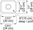 Steel Queen Undermount Sink view 2