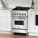 24" 2.8 cu. ft. Dual Fuel Range with Gas Stove and Electric Oven view 12