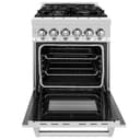 24" 2.8 cu. ft. Dual Fuel Range with Gas Stove and Electric Oven view 19