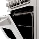 24" 2.8 cu. ft. Dual Fuel Range with Gas Stove and Electric Oven view 15