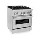 30" 4.0 cu. ft. Dual Fuel Range with Gas Stove and Electric Oven view 1