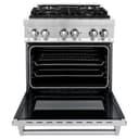 30" 4.0 cu. ft. Dual Fuel Range with Gas Stove and Electric Oven view 5