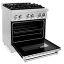 30" 4.0 cu. ft. Dual Fuel Range with Gas Stove and Electric Oven view 7