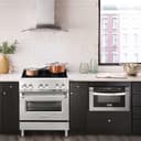 30" 4.0 cu. ft. Dual Fuel Range with Gas Stove and Electric Oven view 11