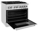 36" 4.6 cu. ft. Dual Fuel Range with Gas Stove and Electric Oven view 21