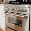 36" 4.6 cu. ft. Dual Fuel Range with Gas Stove and Electric Oven view 9