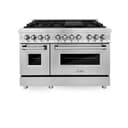48" 6.0 cu. ft. Dual Fuel Range with Gas Stove and Electric Oven view 18