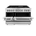 48" 6.0 cu. ft. Dual Fuel Range with Gas Stove and Electric Oven view 17