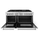 60" 7.4 cu. ft. Dual Fuel Range with Gas Stove and Electric Oven view 4