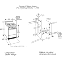 20" Electric Free-Standing Range view 3