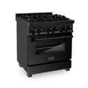 30" 4.0 cu. ft. Dual Fuel Range with Gas Stove and Electric Oven with Brass Burners view 1