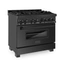 36" 4.6 cu. ft. Dual Fuel Range with Gas Stove and Electric Oven with Brass Burners view 1