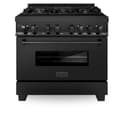 36" 4.6 cu. ft. Dual Fuel Range with Gas Stove and Electric Oven with Brass Burners view 17