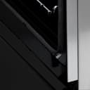 24" 2.8 cu. ft. Dual Fuel Range with Gas Stove and Electric Oven and Black Matte Door view 11