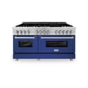 60" 7.4 cu. ft. Dual Fuel Range with Gas Stove and Electric Oven with color options (RA60) view 3