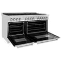 60" 7.4 cu. ft. Dual Fuel Range with Gas Stove and Electric Oven with Brass Burners view 10