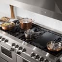 60" 7.4 cu. ft. Dual Fuel Range with Gas Stove and Electric Oven with Brass Burners view 6