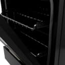 AutographEdition 24" 2.8 cu. ft. Dual Fuel Range with Gas Stove and Electric Oven in Black Stainless Steel with Champagne Bronze Accents view 2