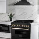 Autograph Edition 36" 4.6 cu. ft. Dual Fuel Range with Gas Stove and Electric Oven with Gold Accents view 14