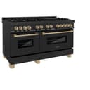 Autograph Edition 60" 7.4 cu. ft. Dual Fuel Range with Gas Stove and Electric Oven with Champagne Bronze Accents view 6