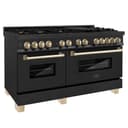 Autograph Edition 60" 7.4 cu. ft. Dual Fuel Range with Gas Stove and Electric Oven with Gold Accents view 1