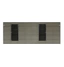 Zoneline architectural rear grille - dark brown view 2