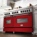60" 7.4 cu. ft. Dual Fuel Range with Gas Stove and Electric Oven with color options (RA60) view 2