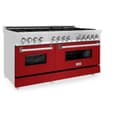 60" 7.4 cu. ft. Dual Fuel Range with Gas Stove and Electric Oven with color options (RA60) view 6