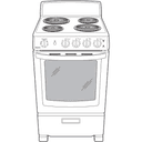 Energy Star® 24" Electric Free-standing Front-control Range view 10