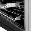 24" 2.8 cu. ft. Dual Fuel Range with Gas Stove and Electric Oven and Black Matte Door view 8