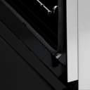24" 2.8 cu. ft. Dual Fuel Range with Gas Stove and Electric Oven and Black Matte Door view 7