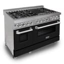 48" 6.0 cu. ft. Dual Fuel Range with Gas Stove and Electric Oven in DuraSnow® Stainless Steel (RAS-48) view 1