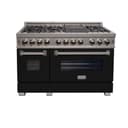48" 6.0 cu. ft. Dual Fuel Range with Gas Stove and Electric Oven in DuraSnow® Stainless Steel (RAS-48) view 3