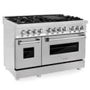 48" 6.0 cu. ft. Dual Fuel Range with Gas Stove and Electric Oven view 1