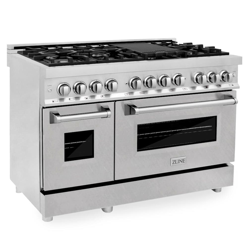 48" 6.0 cu. ft. Dual Fuel Range with Gas Stove and Electric Oven