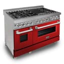 48" 6.0 cu. ft. Dual Fuel Range with Gas Stove and Electric Oven (RAS-48) view 1