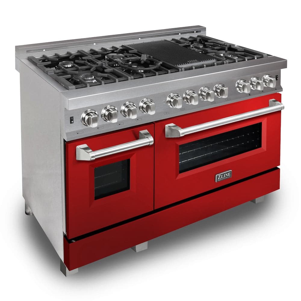 48" 6.0 cu. ft. Dual Fuel Range with Gas Stove and Electric Oven (RAS-48)