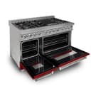 48" 6.0 cu. ft. Dual Fuel Range with Gas Stove and Electric Oven (RAS-48) view 5